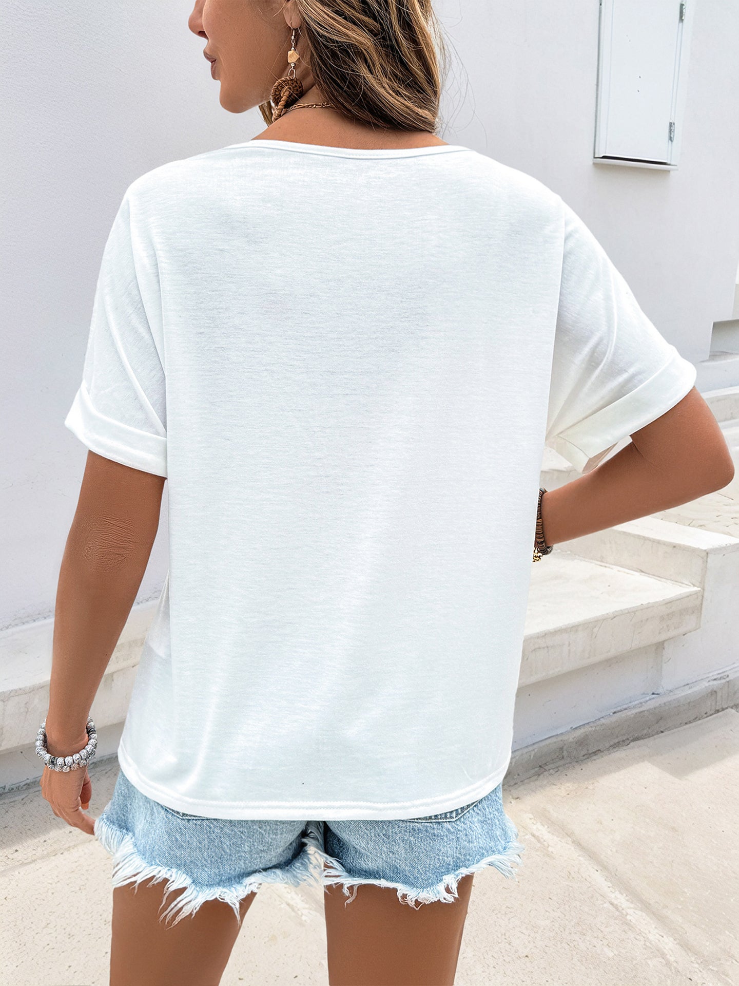 Embroidered Fitted Top
