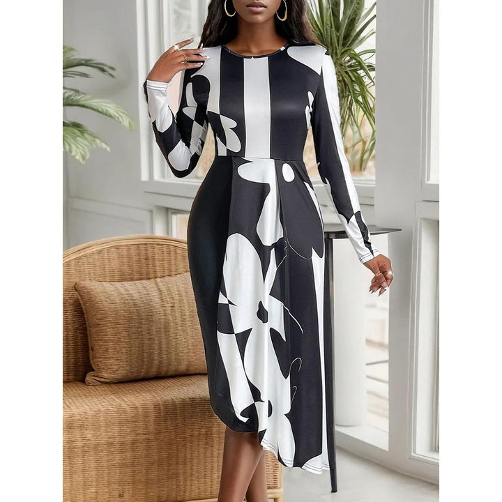 Printed Sheath Dress