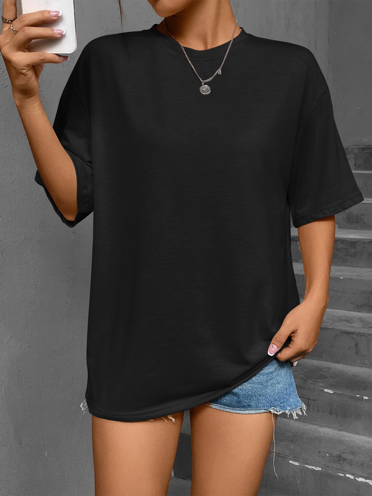 Regular Fit Round Neck Tshirt