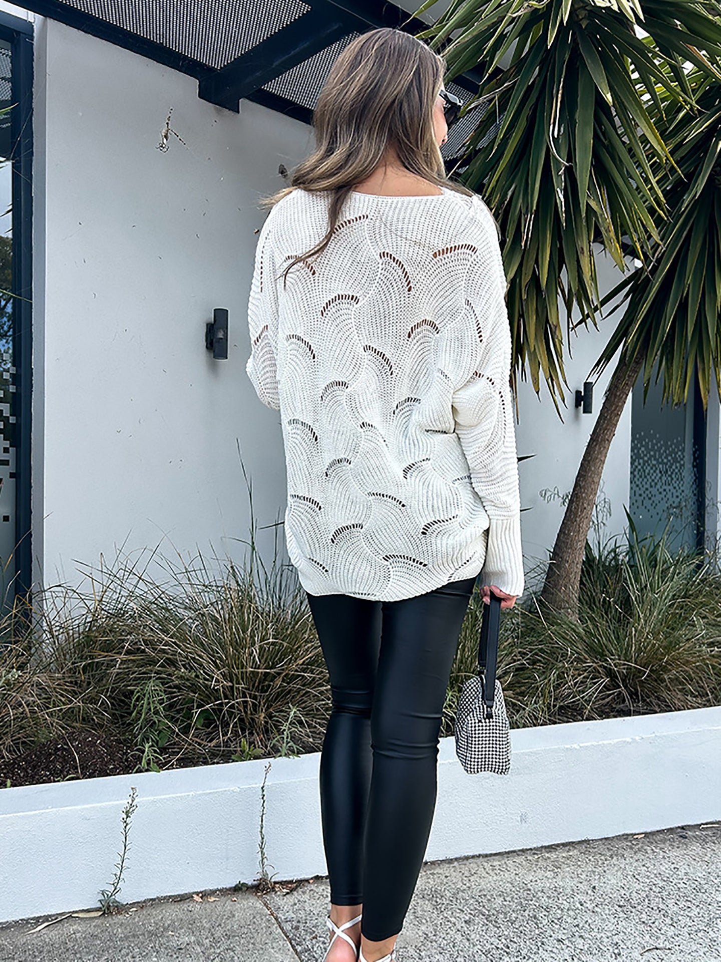 Women Longline Pullover Sweater