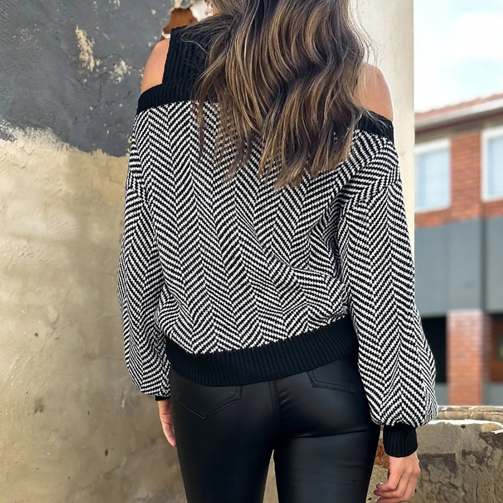 Women Geometric Printed Pullover
