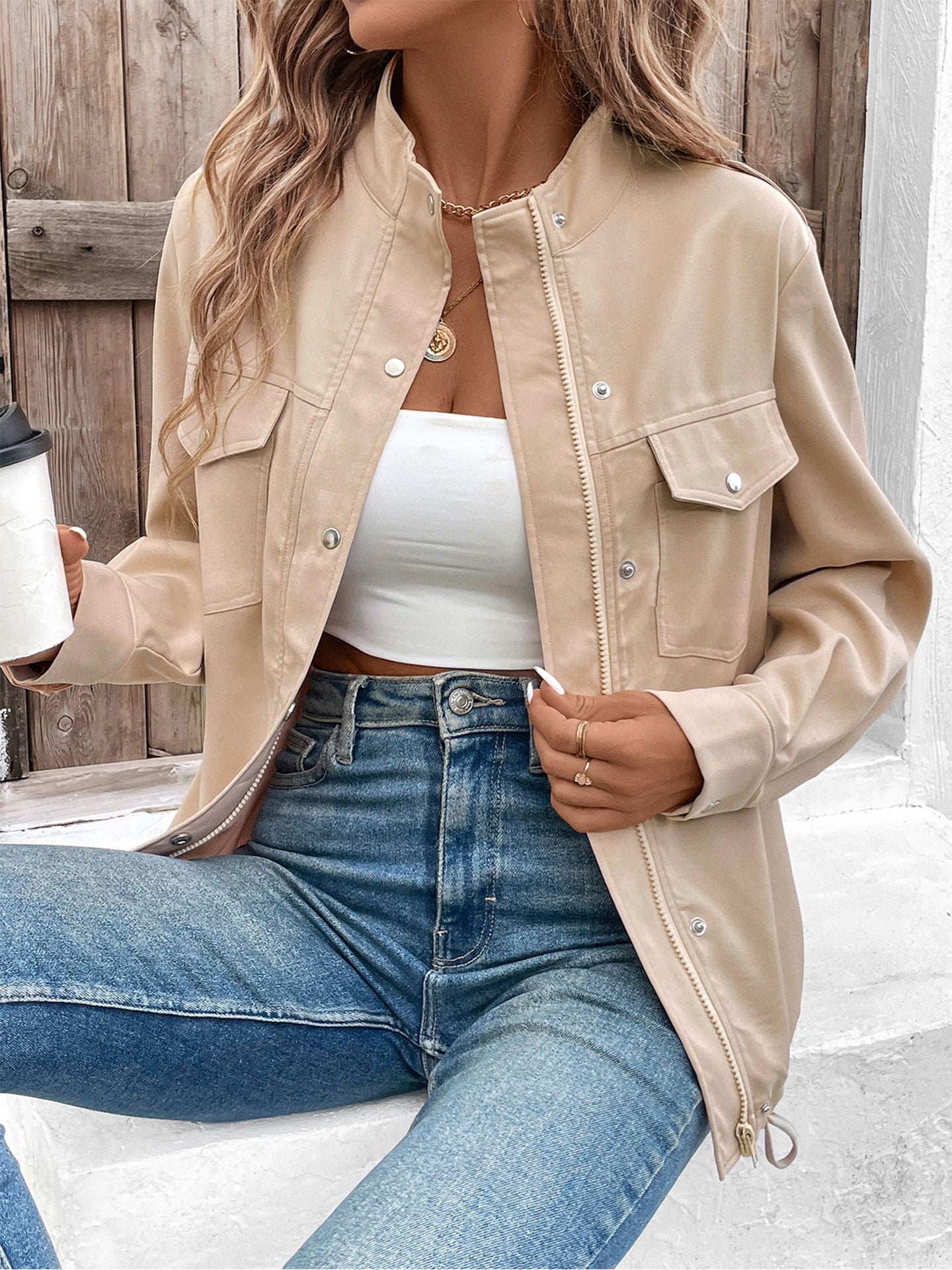 Women Lightweight Denim Jacket