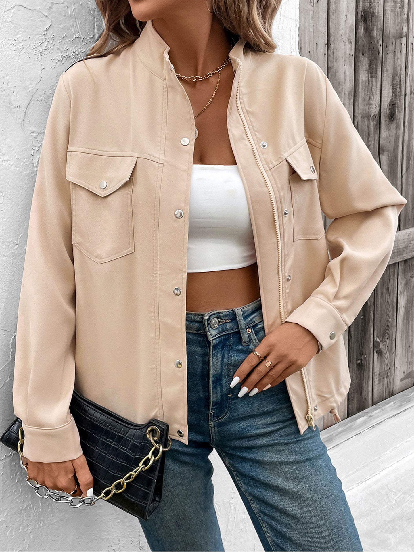 Women Lightweight Denim Jacket