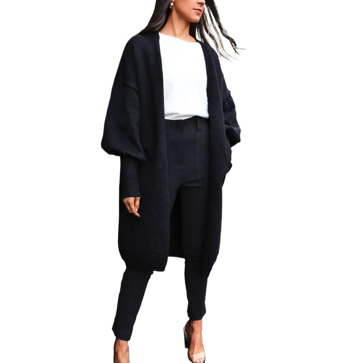 Open Front Acrylic Longline Shrug