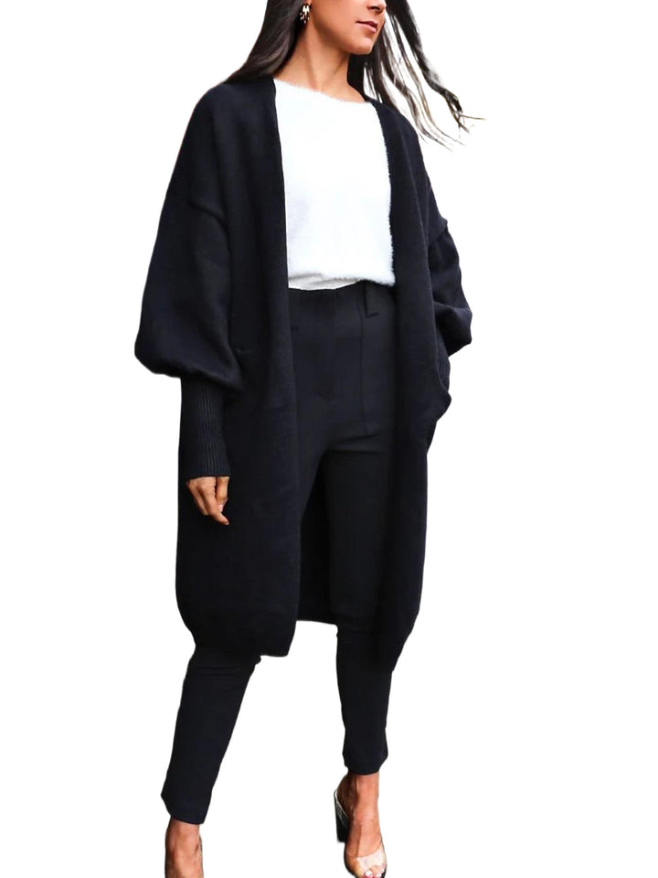 Open Front Acrylic Longline Shrug