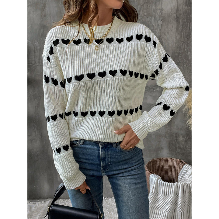 Women Printed Pullover Sweater