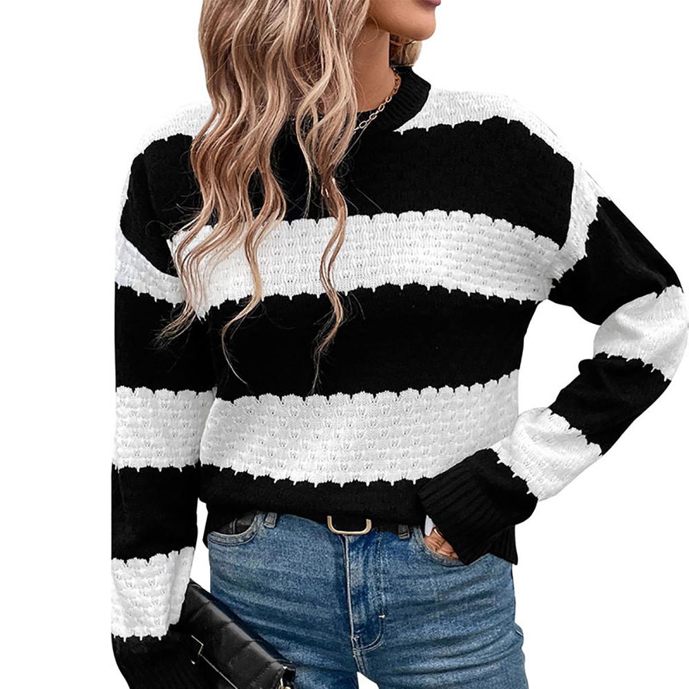 Women Colourblocked Pullover Sweaters
