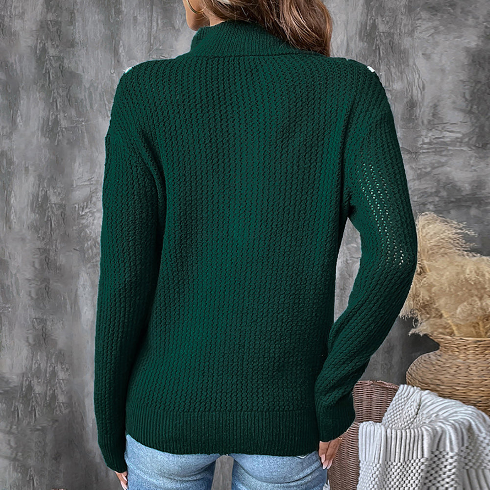 Women Ribbed Pullover