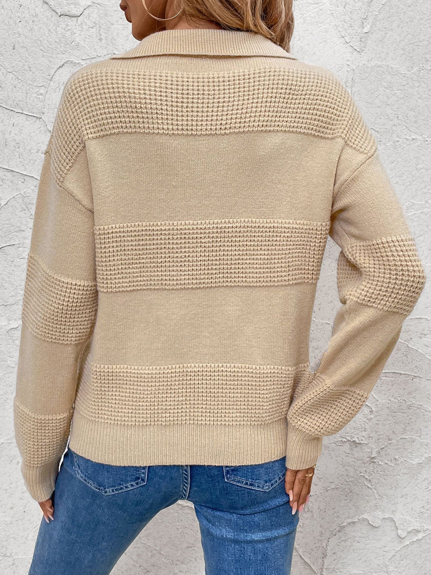 Women Cable Knit Pullover
