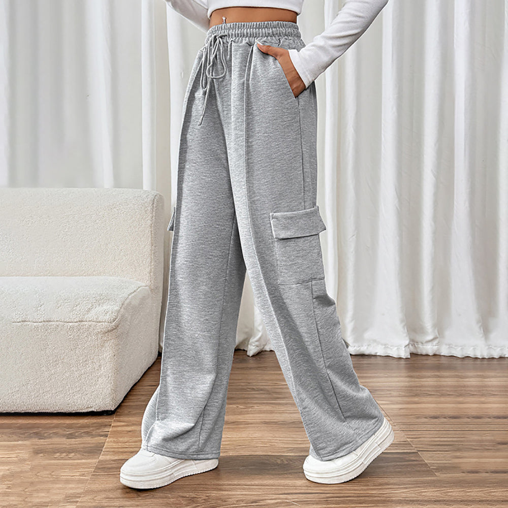 Women Mid-Rise Loose Fit Cargo Pants