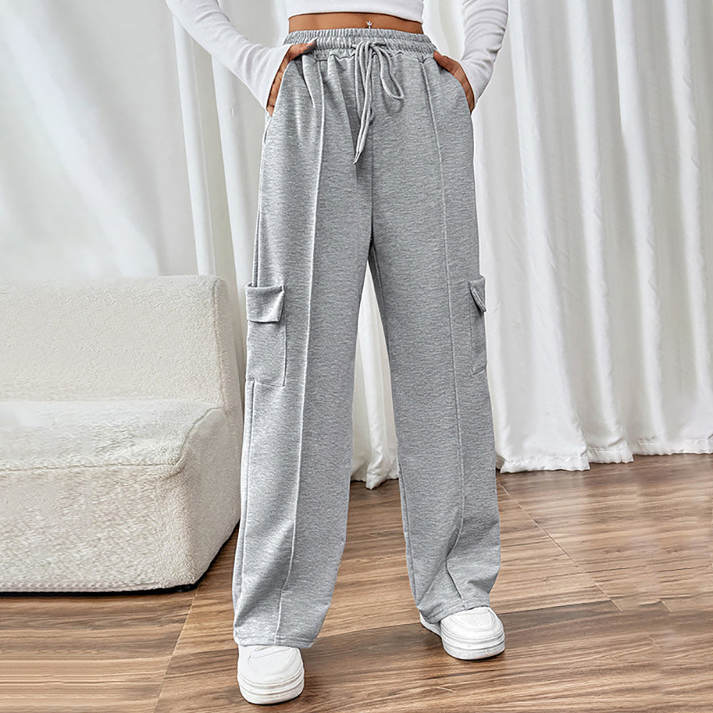 Women Mid-Rise Loose Fit Cargo Pants