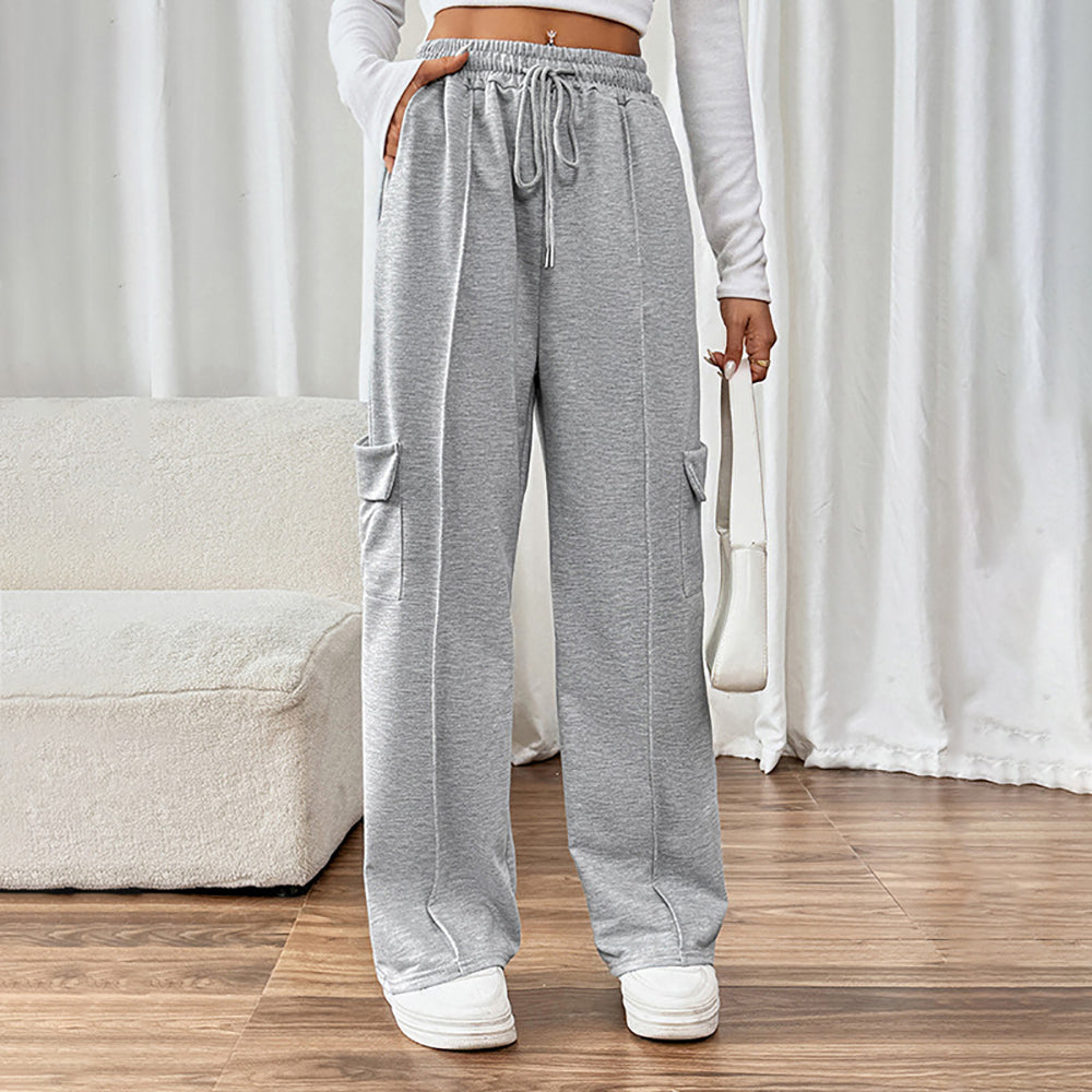 Women Mid-Rise Loose Fit Cargo Pants