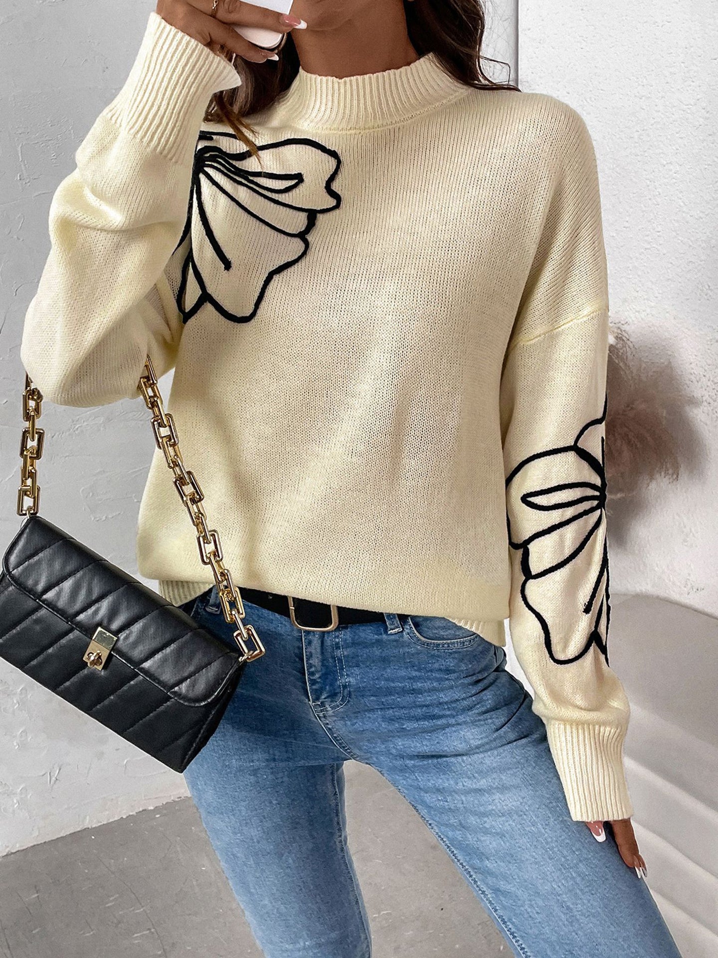 Women Embroidered Sweatshirt