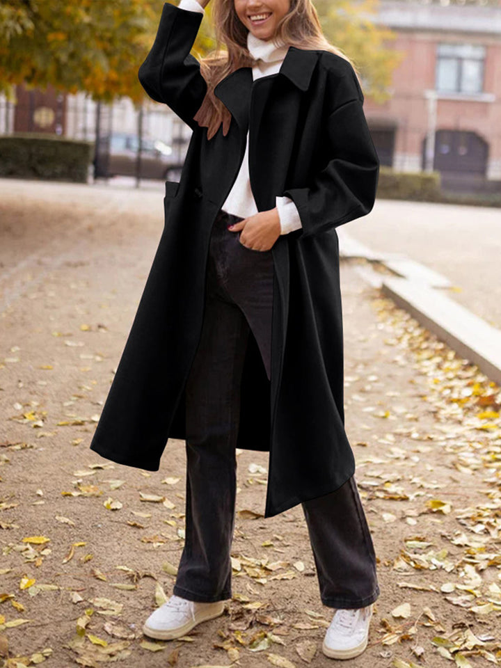 Women Single-Breasted Overcoat