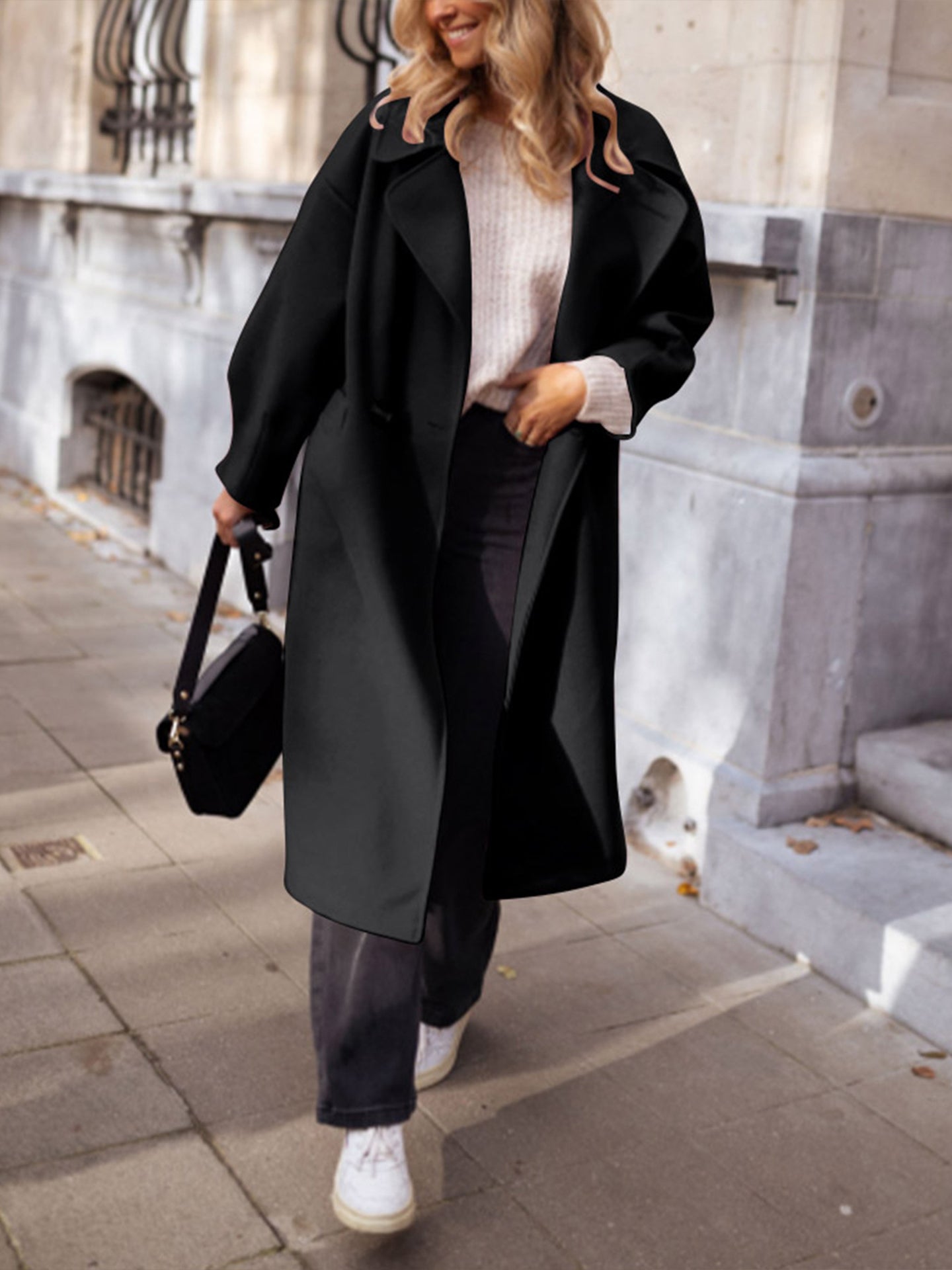 Women Single-Breasted Overcoat