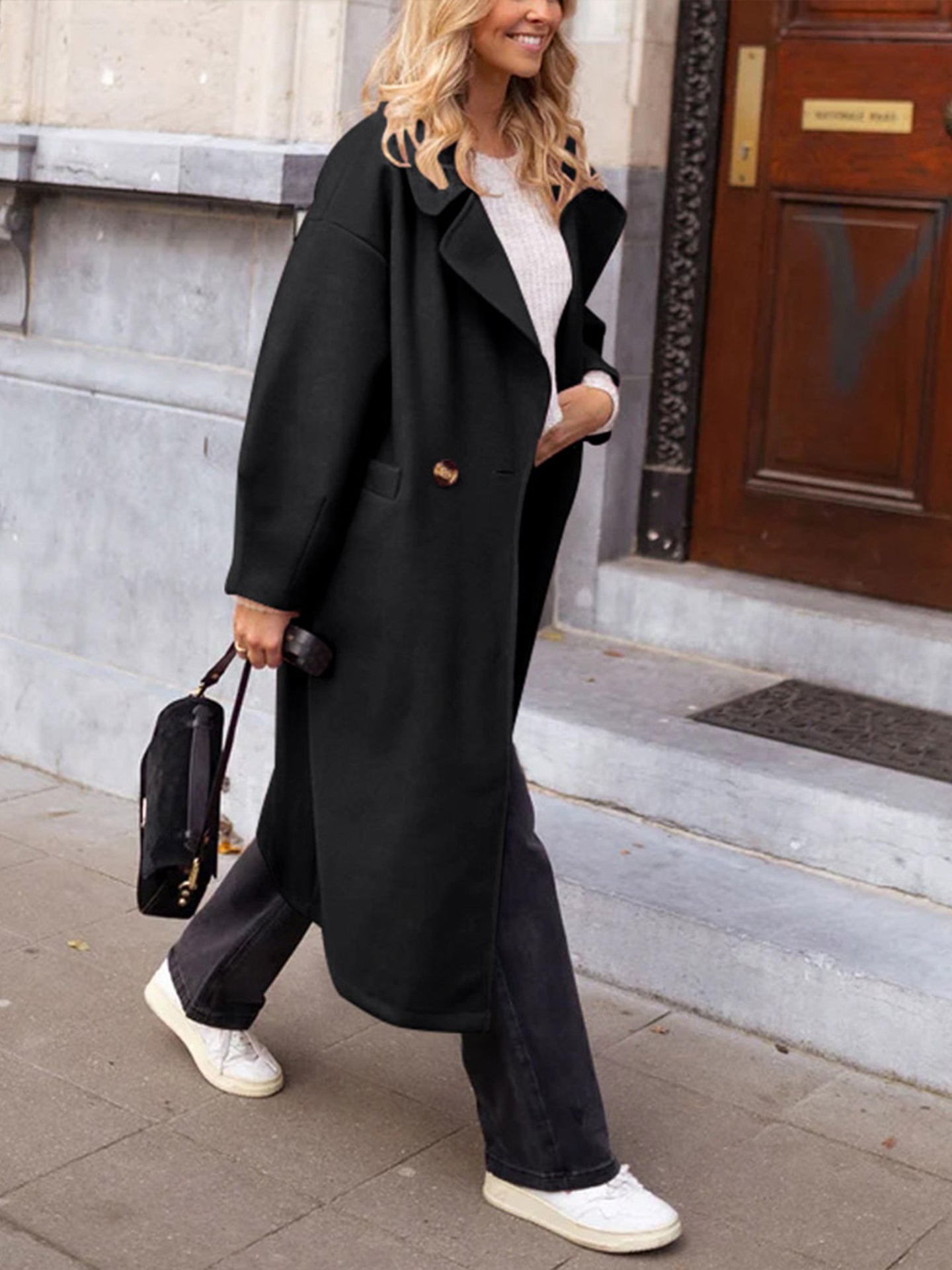 Women Single-Breasted Overcoat