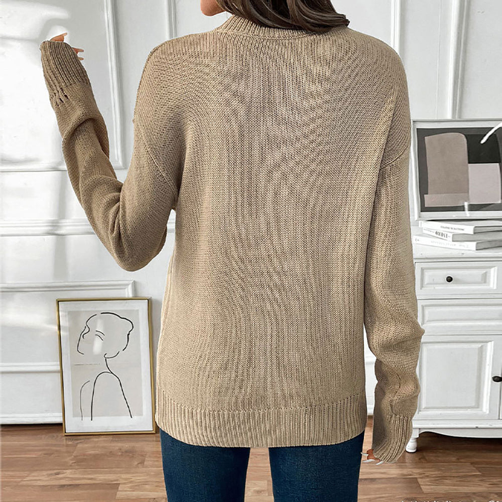 Women Ribbed Pullover