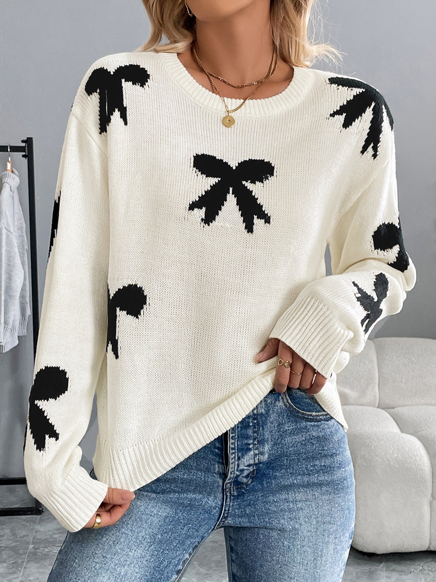 Women Ribbed Pullover