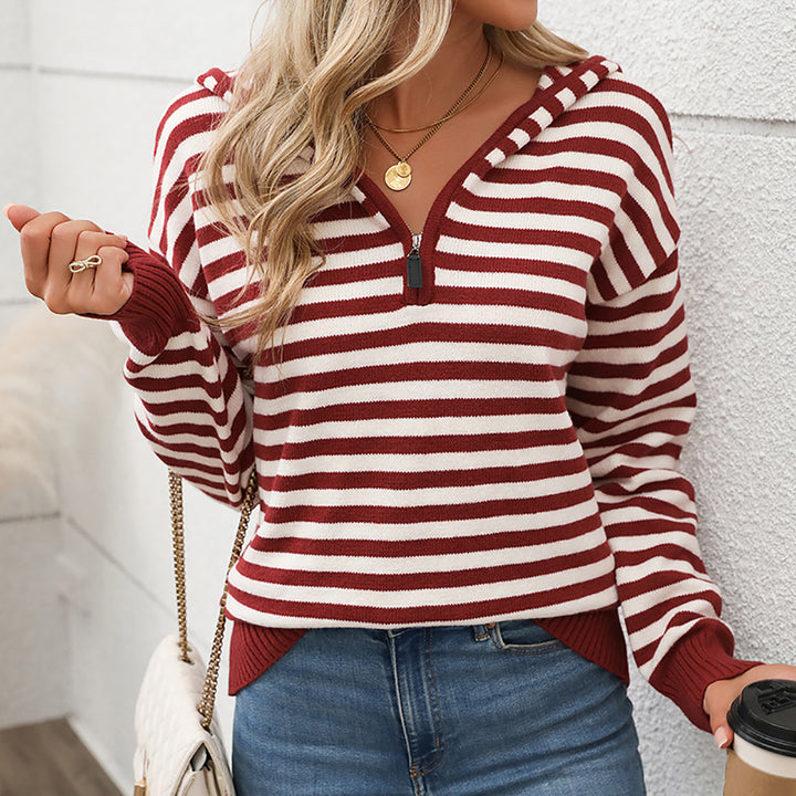 Women Striped Pullover