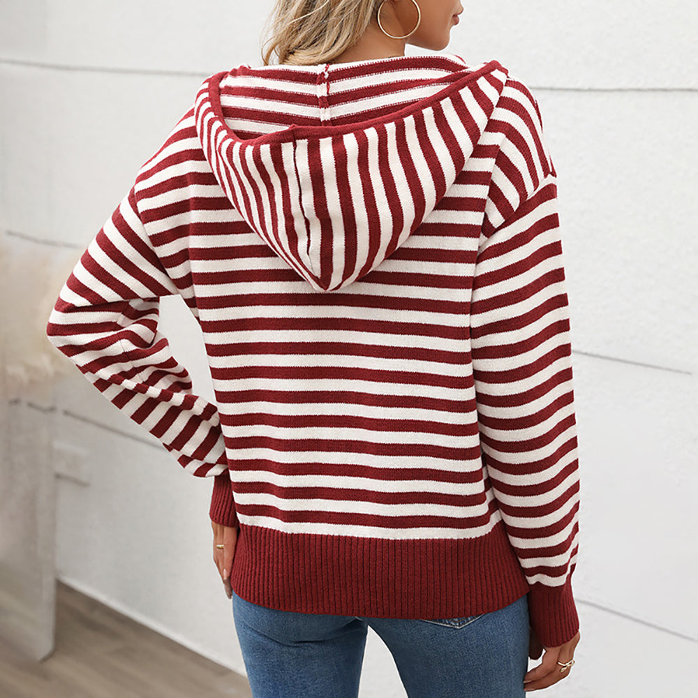 Women Striped Pullover