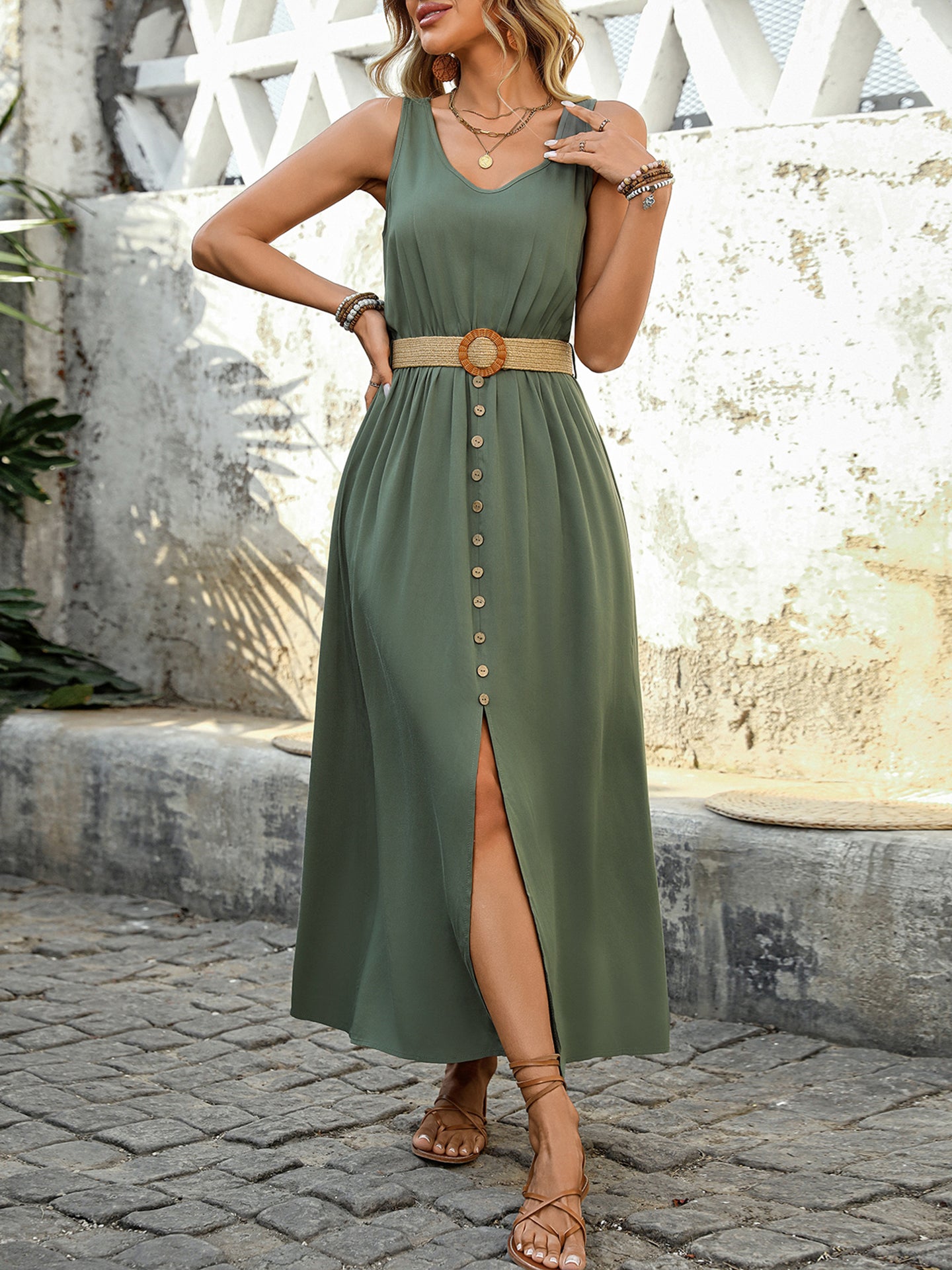 A-Line Midi Dress