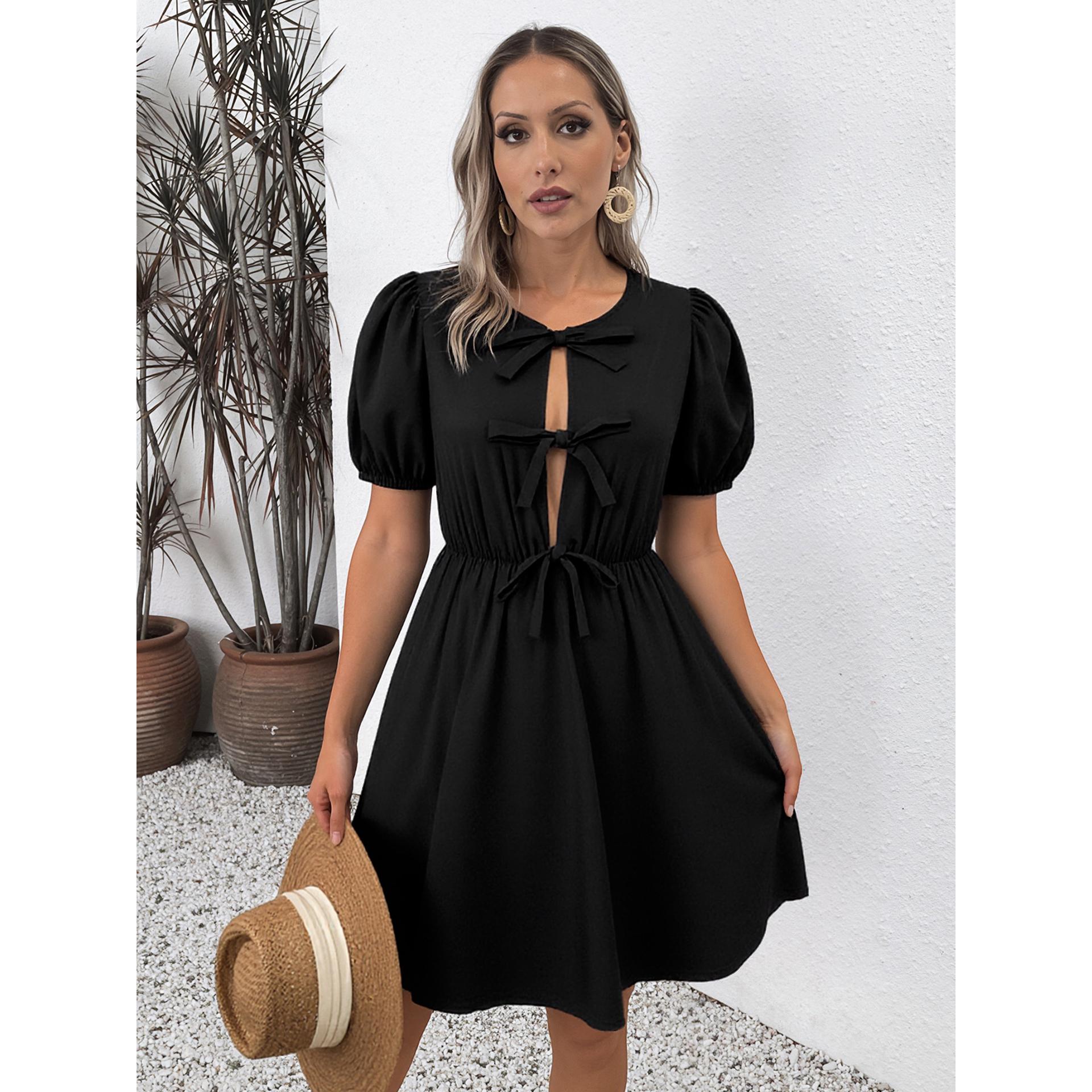 Striped Fit and Flare Dress