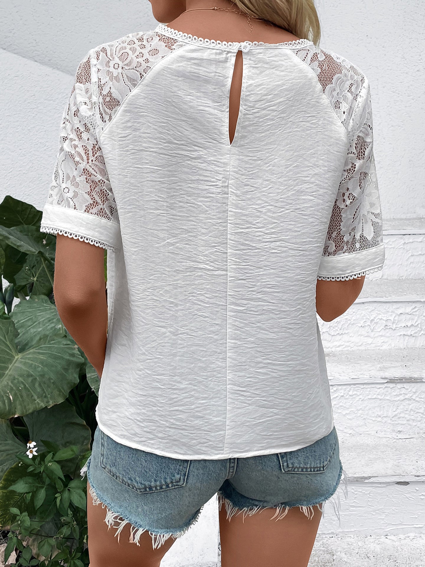 Women Solid Self Design Regular Top