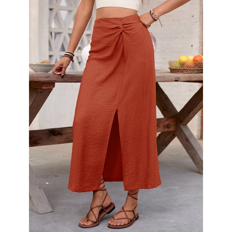A-Line Maxi Skirt