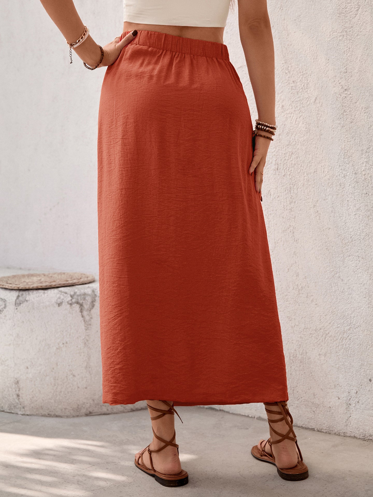 A-Line Maxi Skirt
