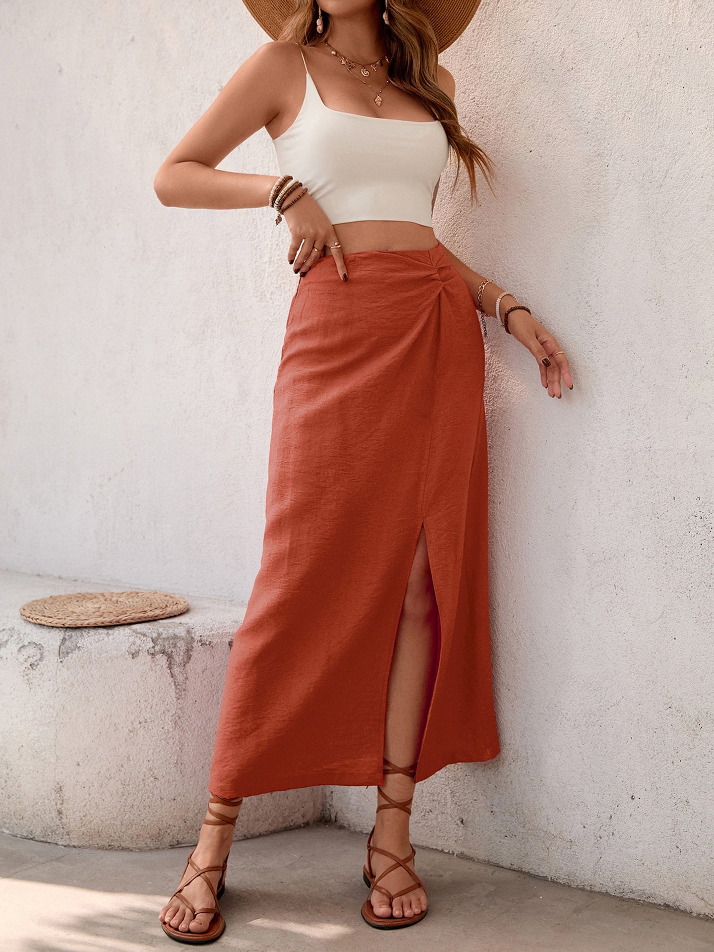 A-Line Maxi Skirt