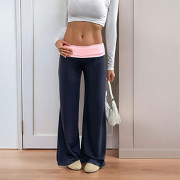 Women Low-Rise Easy Wash Pleated Trousers