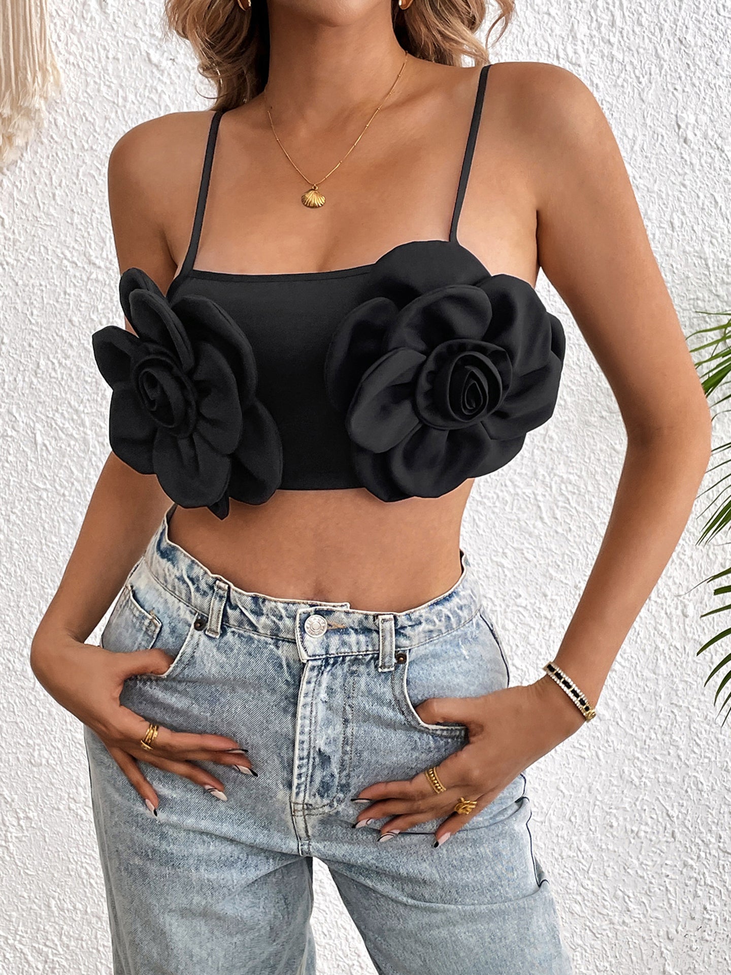 Solid Bardot Top