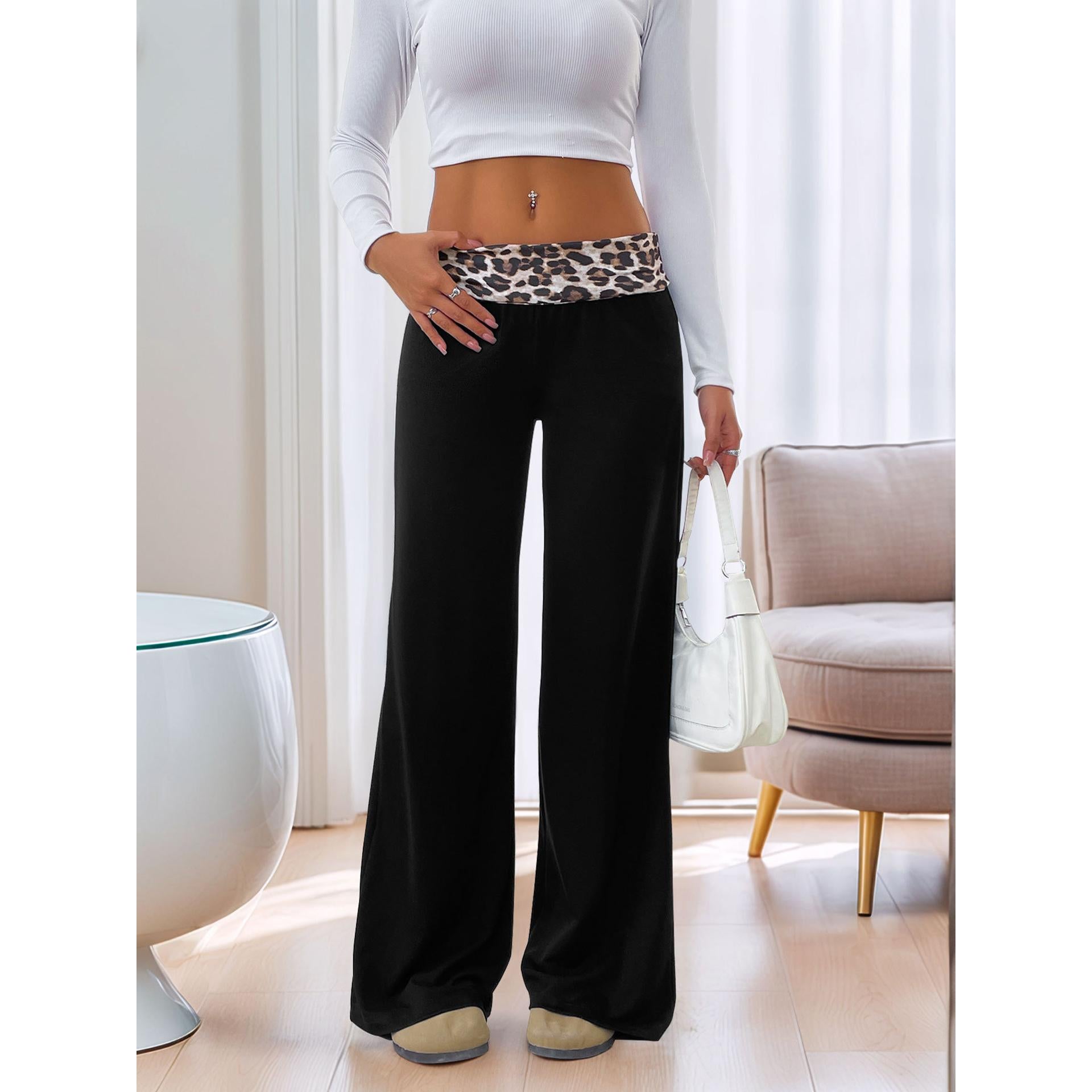 Women Animal Printed Easy Wash Mid-Rise Regular Trousers