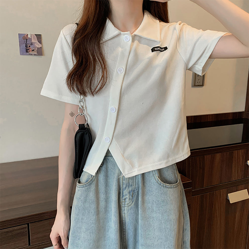 Women Crop Shirt Style  Top