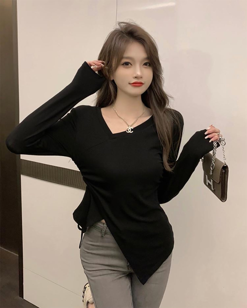 Women V-Neck Top