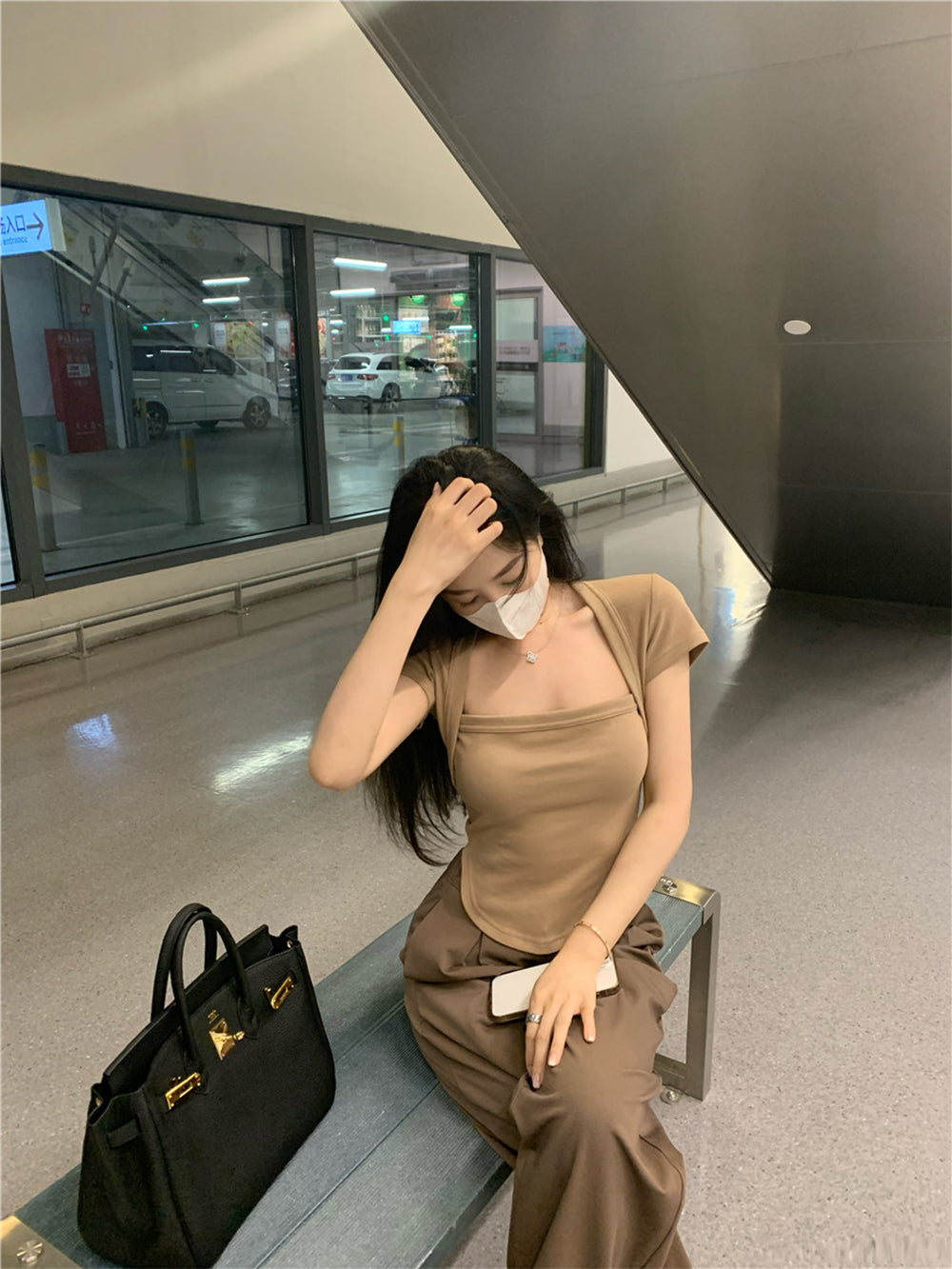Women Square Neck Top