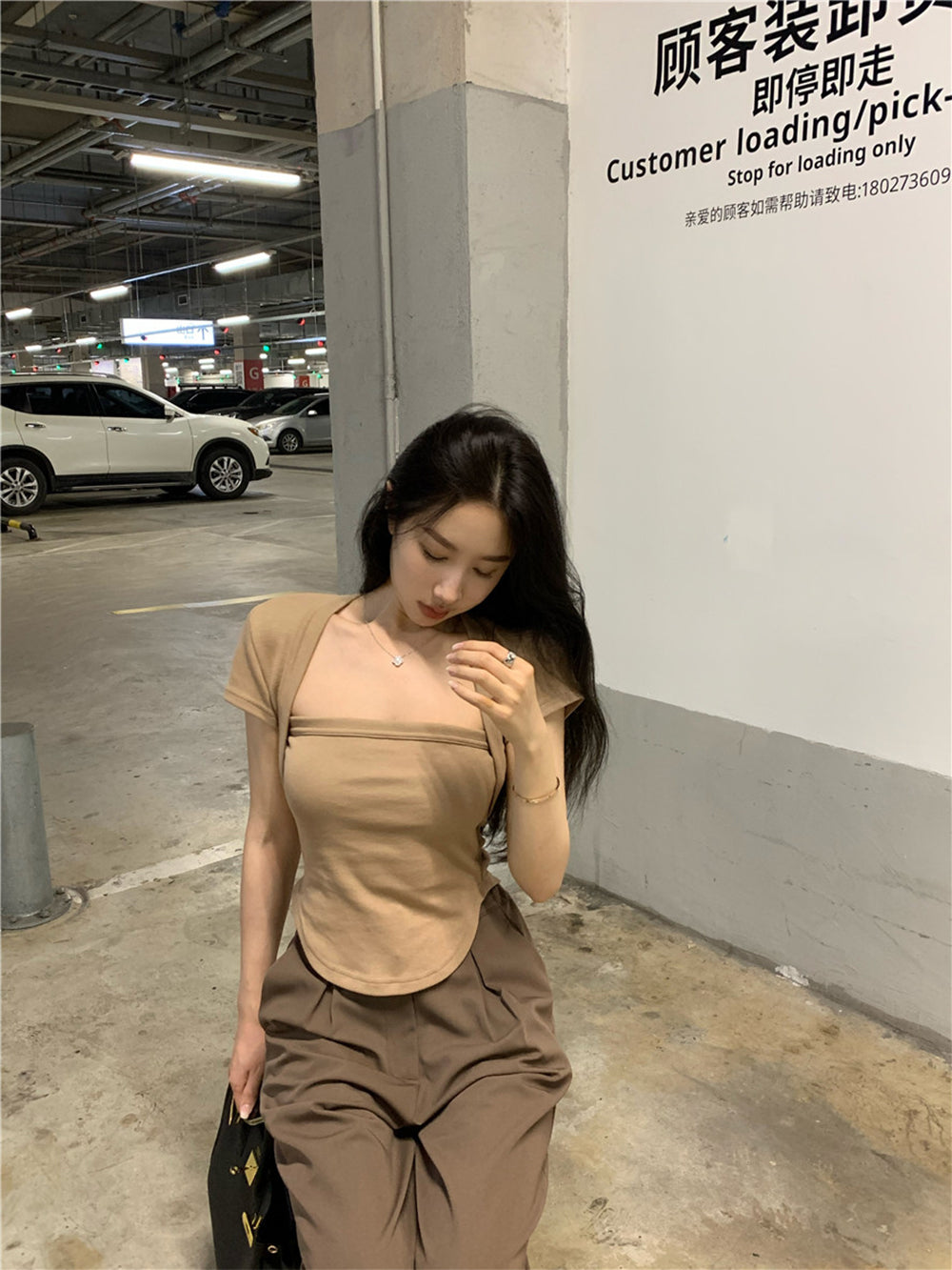 Women Square Neck Top