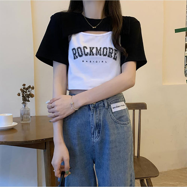 Graphic Crop Top