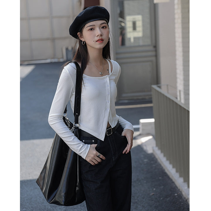Square Neck Crop Top