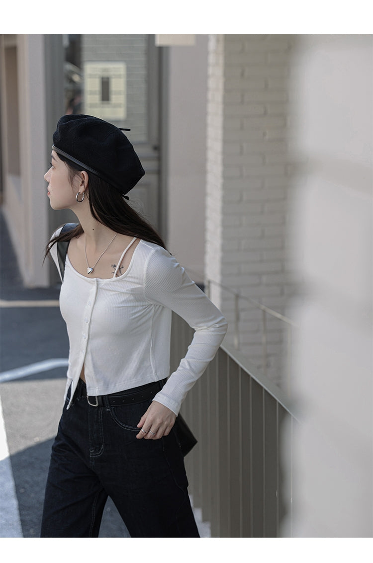 Square Neck Crop Top