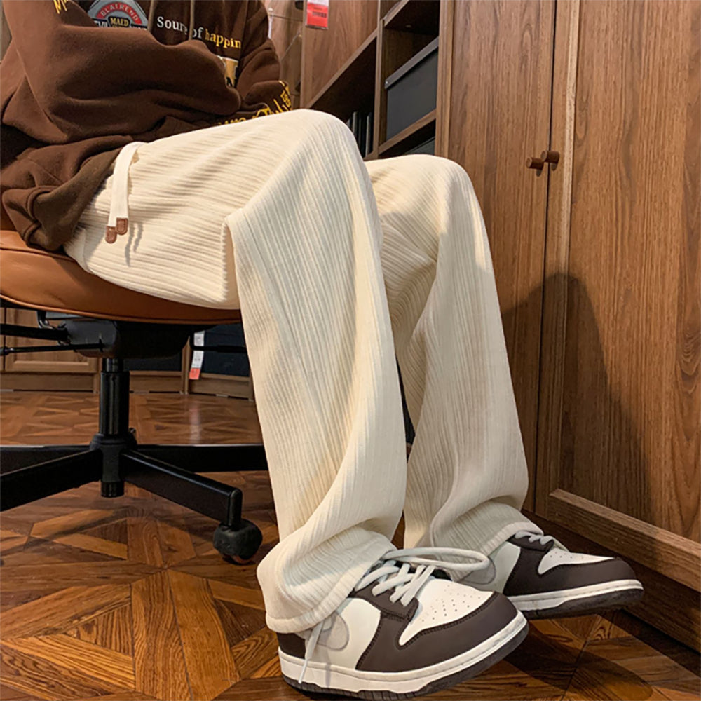 Men Mid-Rise Regular Fit Trousers