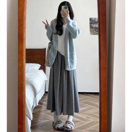 Women Flared Maxi Skirt