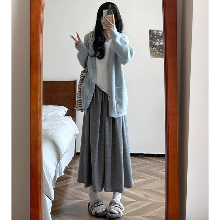Women Flared Maxi Skirt
