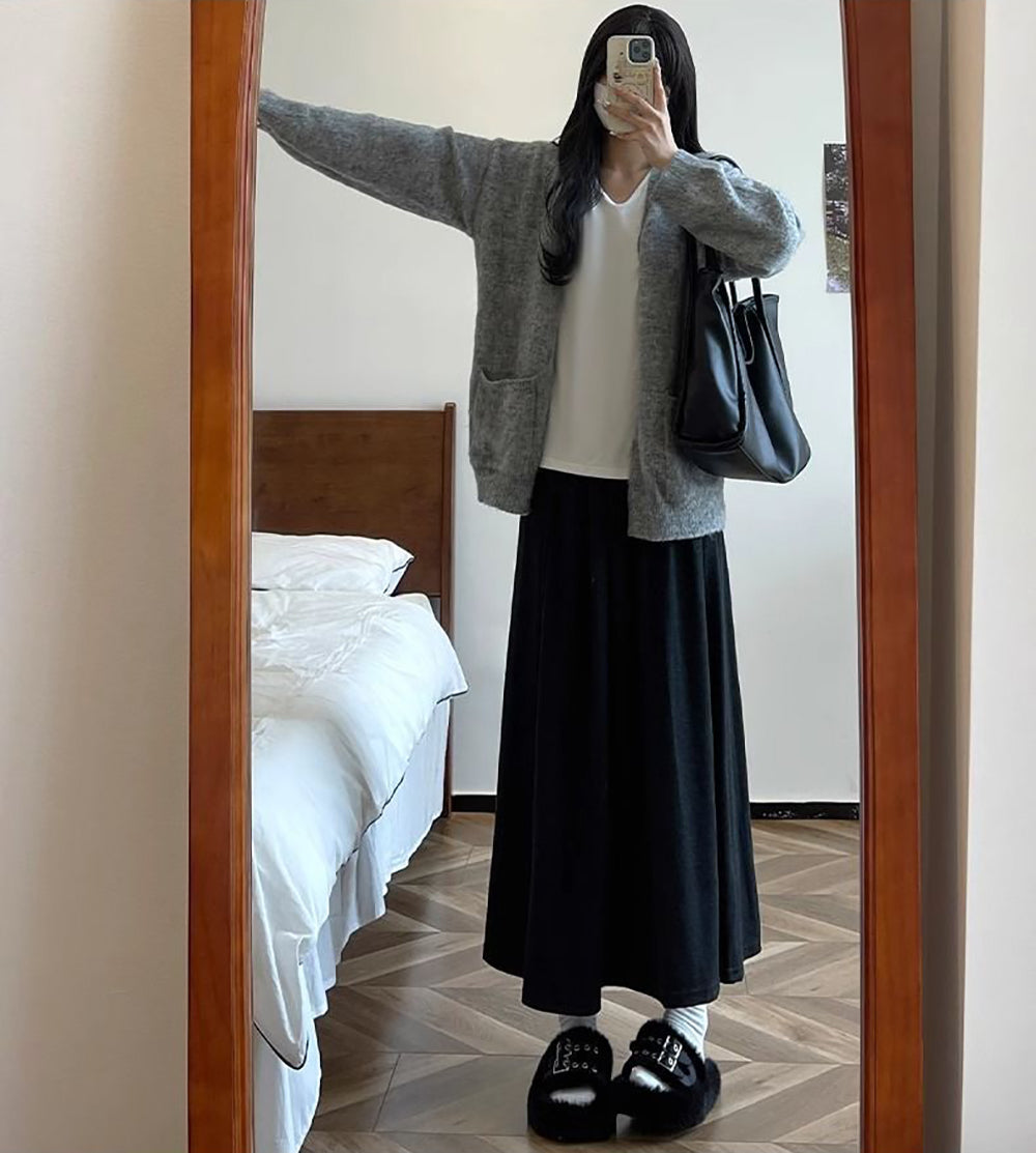 Women A-Line Midi Skirts