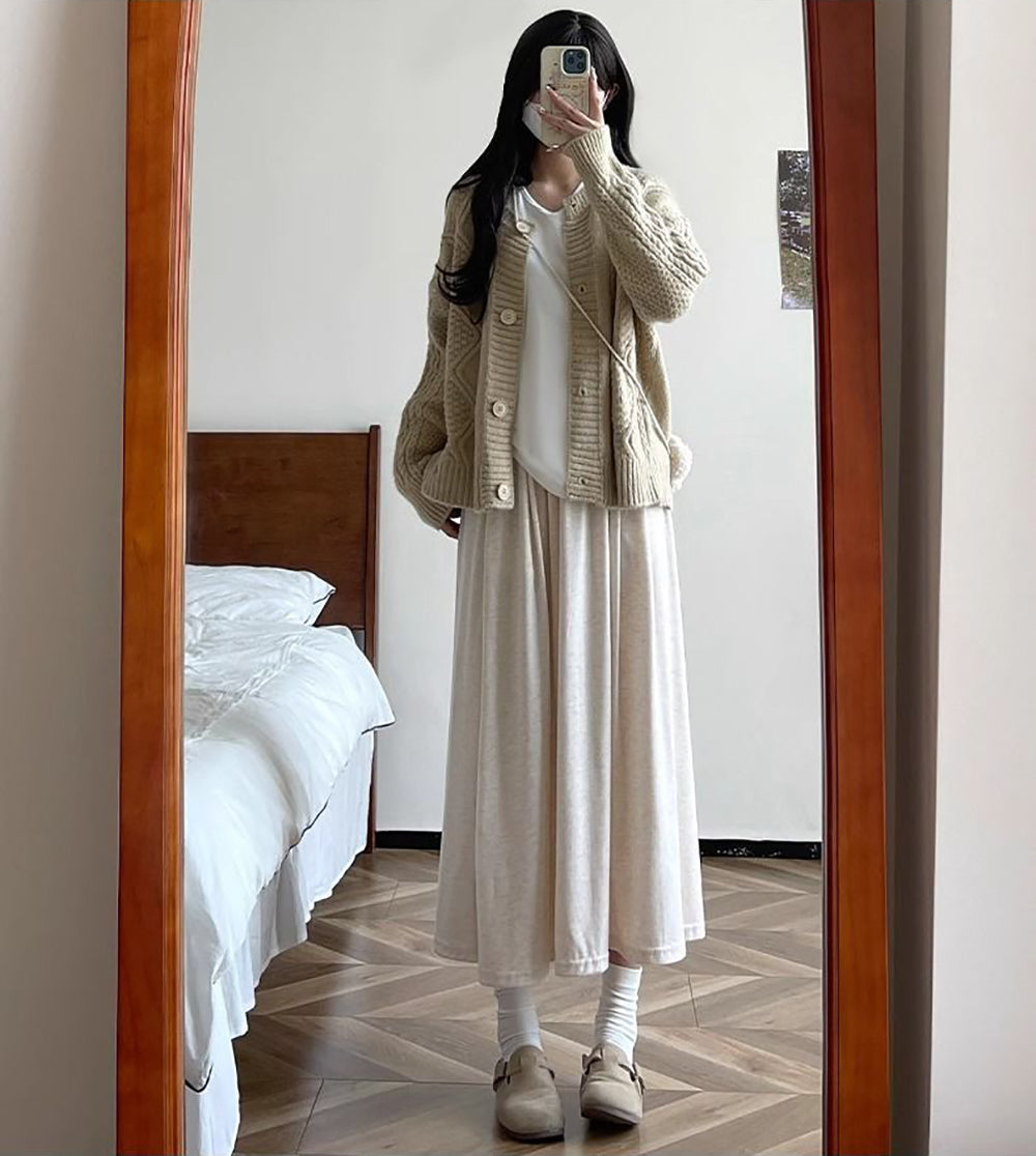 Women A-Line Midi Skirts