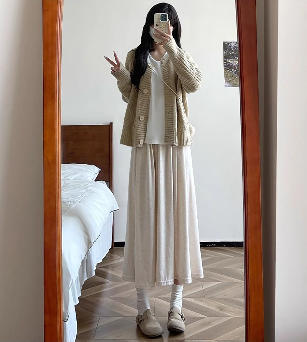 Women A-Line Midi Skirts