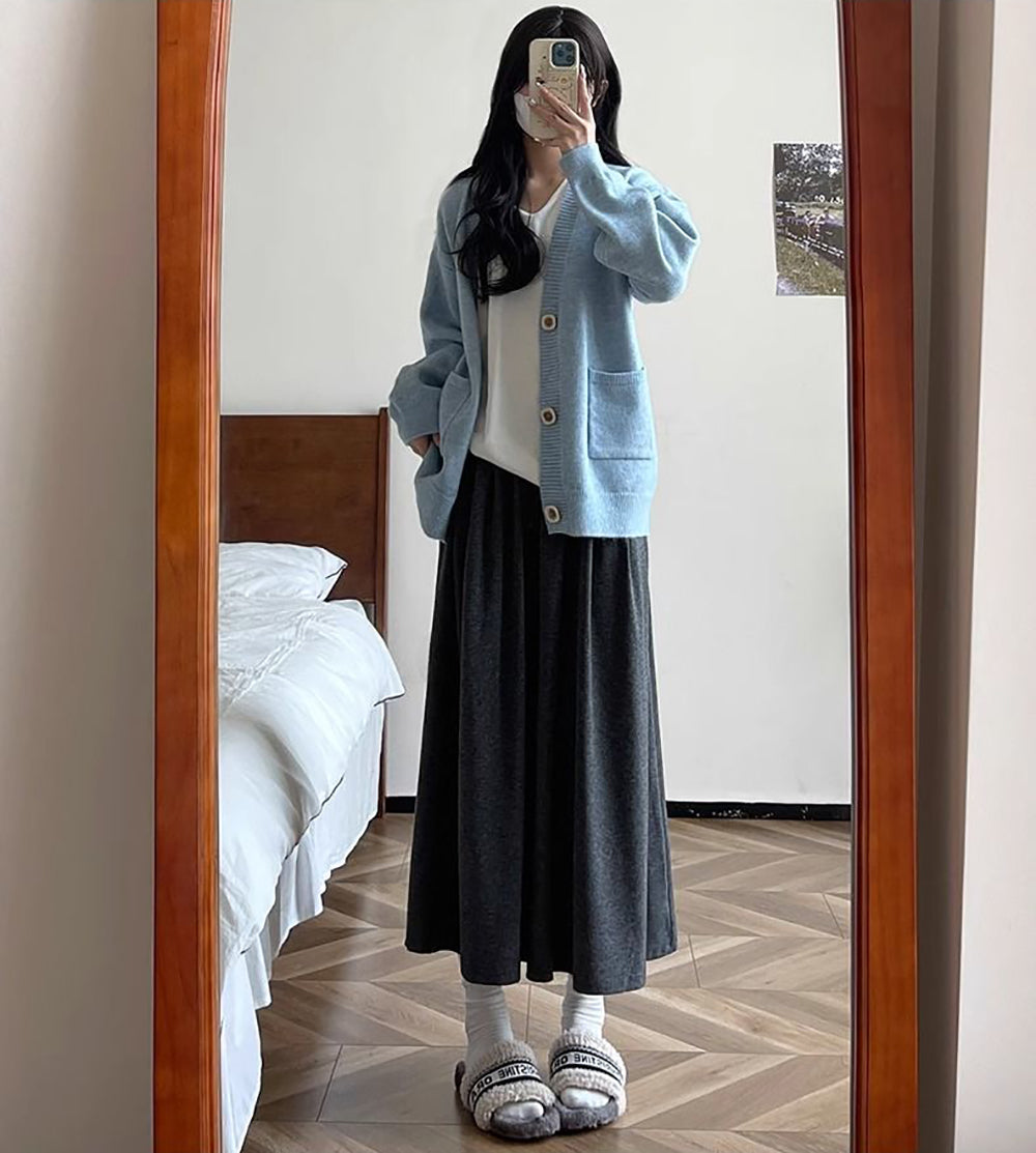 A-Line Midi Skirts