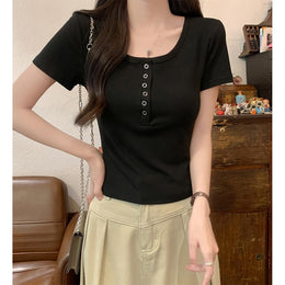 Round Neck Regular Top