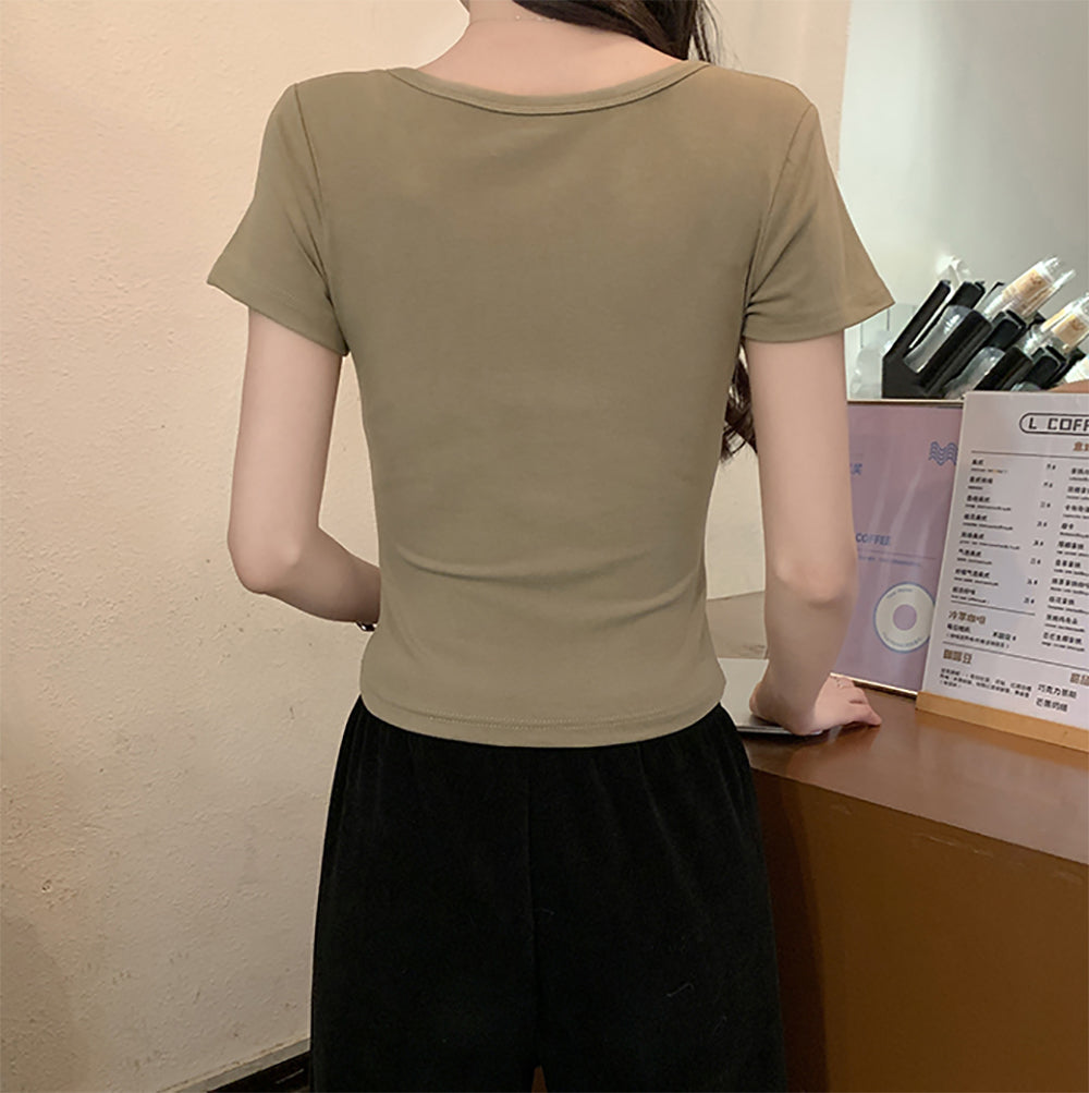 Round Neck Regular Top