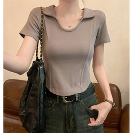 Shirt Collar Top